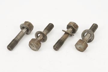 4 holding-down bolts and washers, probably for /3