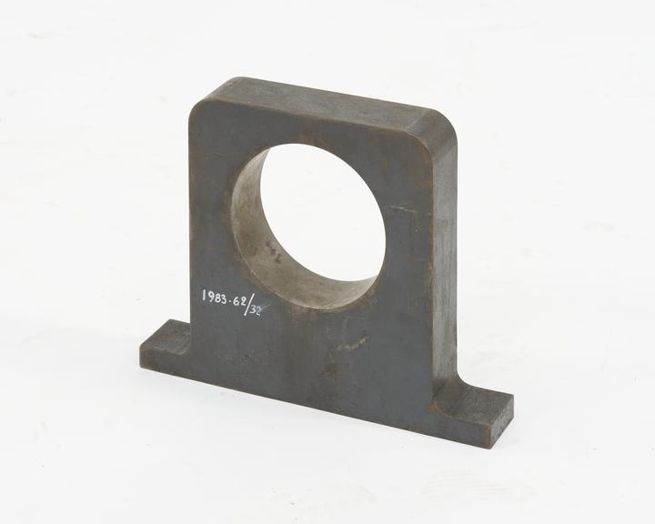 An apparently unfinished bearing housing