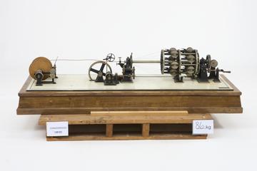 Model wire rope making machine