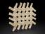 Woven mat created from cardboard packaging