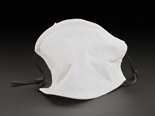 Fabric face covering, personalised with a photograph of a buzzard