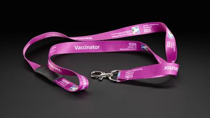 'Vaccinator' lanyard
