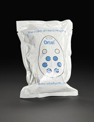 Orbel hand sanitiser unit