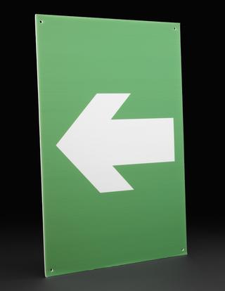 Direction sign from Liverpool mass testing programme