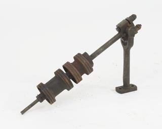 Piston valve assembly : comprised eccentric rod jointed to valve sprindle