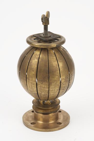 Bourne's patent 1870 spherical governor for steam