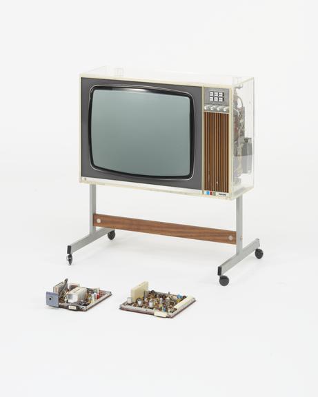 Philips G8 Series 22" Colour Television in perspex cabinet
