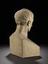 Plaster copy of bust of Augustine Fresnel
