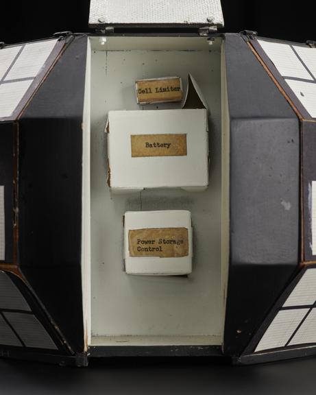 Model of proposed design for British Prospero Satellite