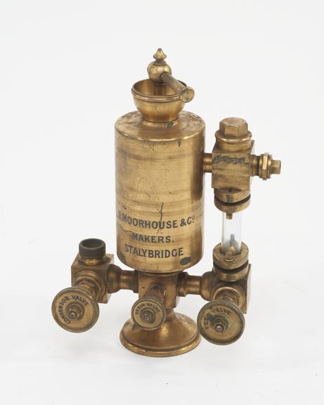 Sight Feed Lubricator in gunmetal