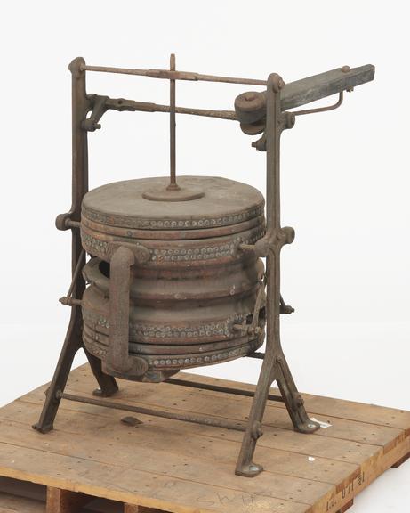 Circular Blacksmith's Bellows on Stand