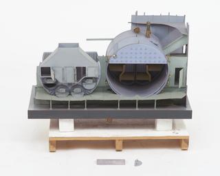 Complete model of Admiralty pattern machine steam boiler