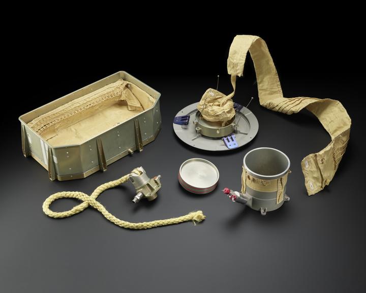 Huygens Descent Control Sub-System (DCSS) parachute mechanism from Cassini-Huygens mission to Saturn and Titan