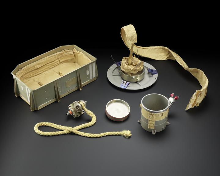 Huygens Descent Control Sub-System (DCSS) parachute mechanism from Cassini-Huygens mission to Saturn and Titan
