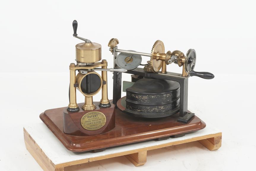 Standfield's Patent Speed Indicating Governor for Steam Engine