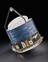 Scale model of Giotto satellite