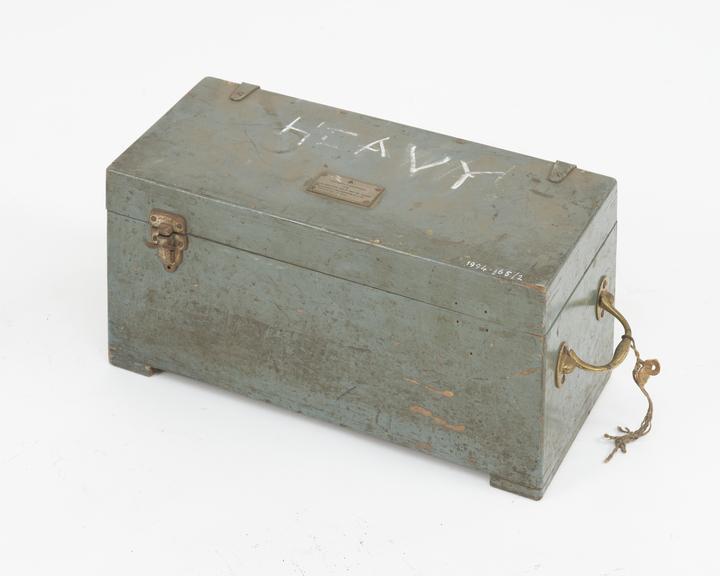 Weights and adaptors in carrying case