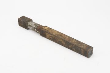 Upper end of shaft
