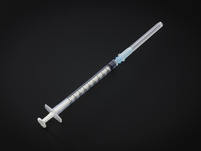 Syringe for COVID-19 vaccine trials
