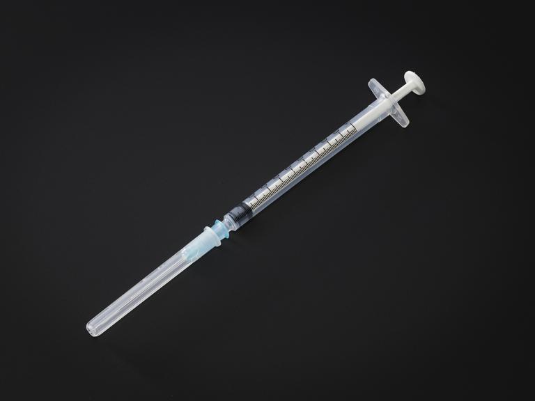 Syringe for COVID-19 vaccine trials