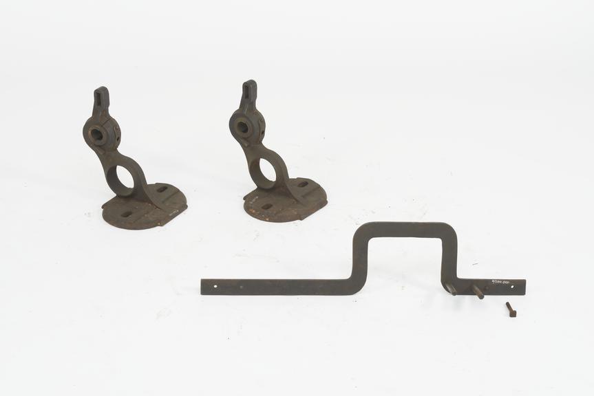 Pair of wall-mounting shaft bearings to suit 1 1/2" shaft