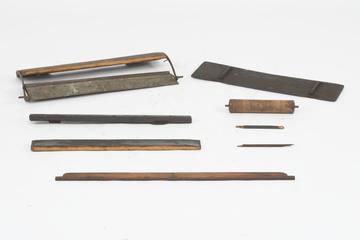 Curved cover of wooden battens