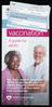Public Health England vaccine card and 'A guide for adults' leaflet