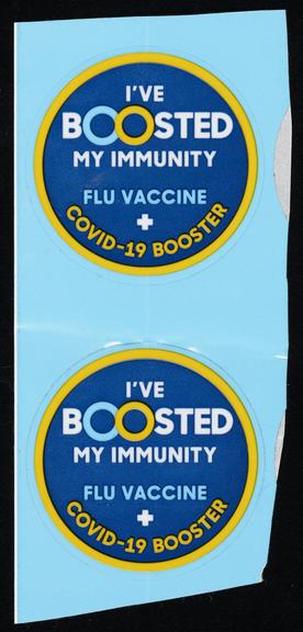 'I've Boosted My Immunity' sticker