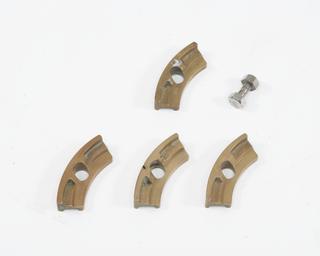 Four Brass Slippers for Piston Operation