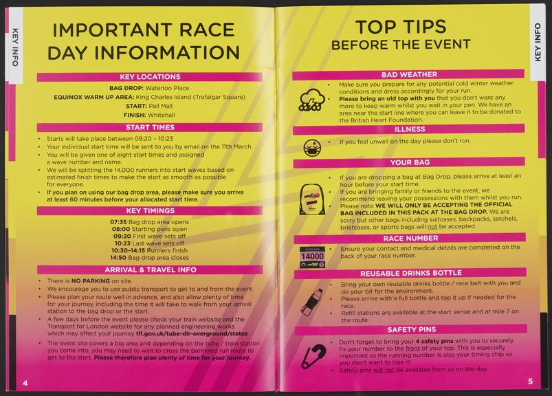 London Landmarks Half Marathon race guide