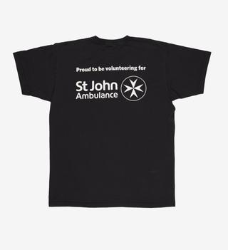 St John Ambulance volunteer vaccinator T-shirt