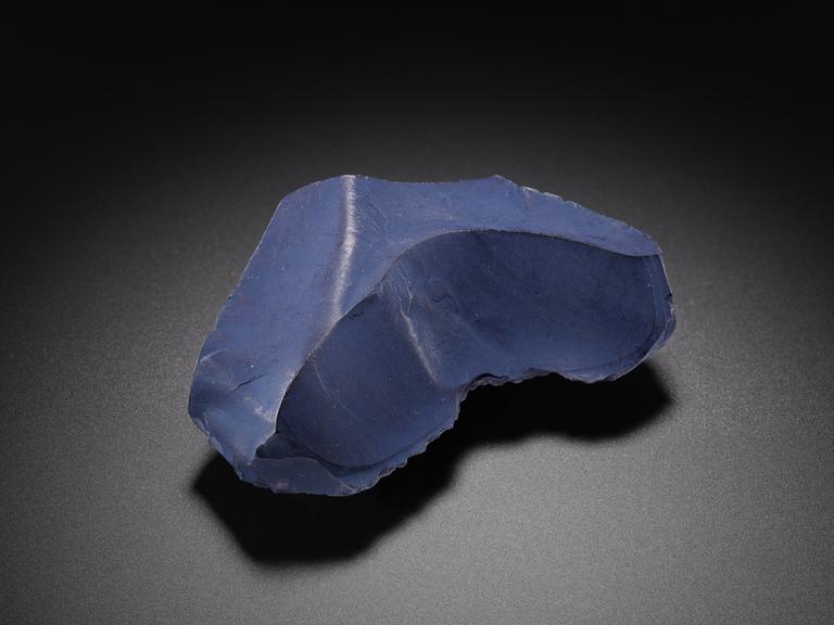 Fragment of natural indigo specimen no. 7