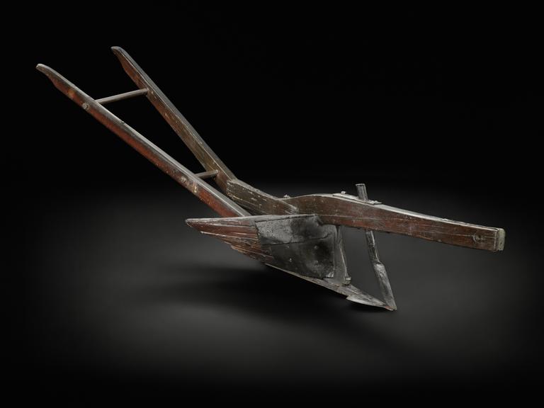 Wooden Rotherham plough from the Outer Hebrides