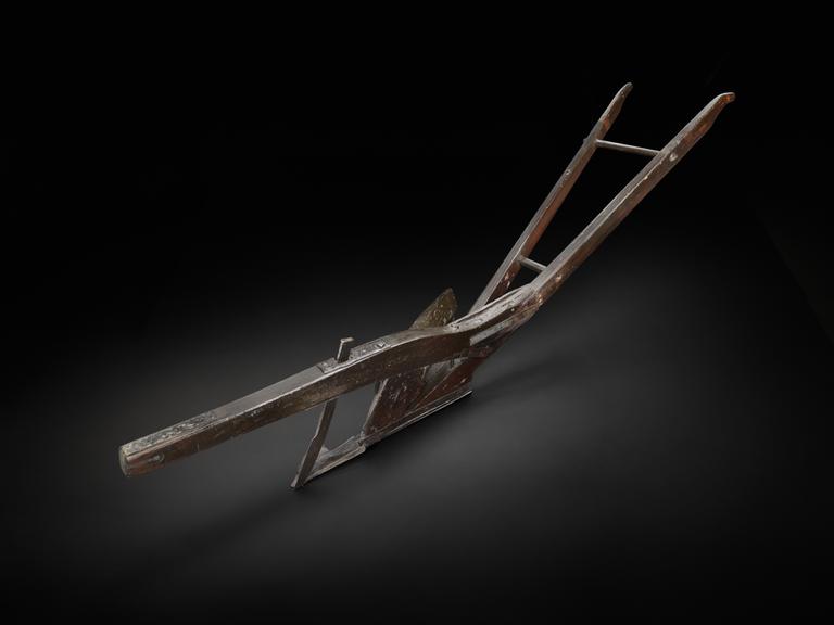 Wooden Rotherham plough from the Outer Hebrides