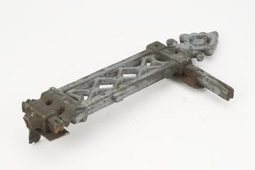 End section broken off of cast iron railing