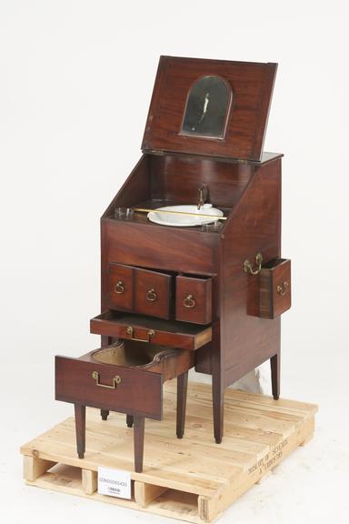 Portable washstand including bidet, c. 1870