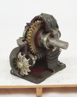Example of the "Radicon" worm reducing gear