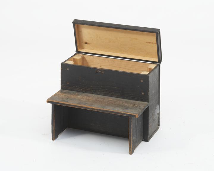 Box of camera accessories in shape of steps