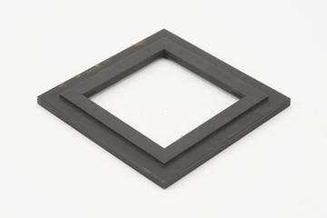 Square wooden mask