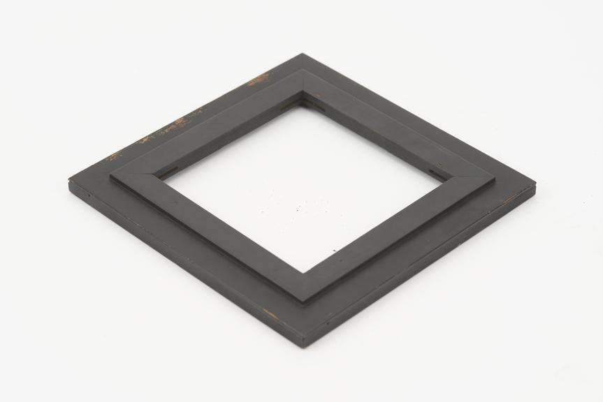 Square wooden mask