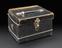 Black leather tool box