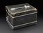 Black leather tool box