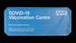 Sign for Science Museum's COVID-19 vaccination centre