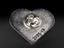 Metal heart shaped badge with the ‘LNER Reserves’ logo.