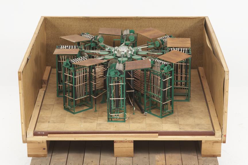 Model, Applegath eight-feeder vertical type revolving machine printing press