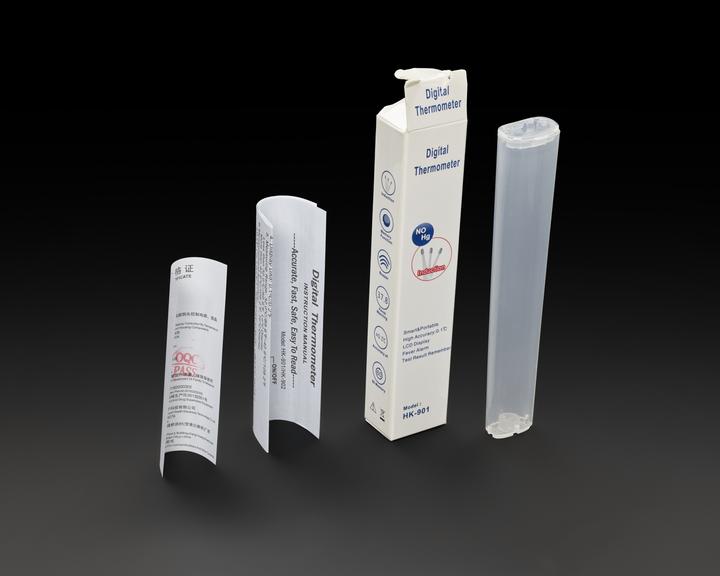 Box for Digital Thermometer for Phase 3 Novavax 2019nCoV-302 Vaccine Trial