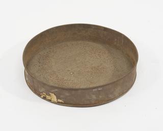 Receiver for 18 Inch Diameter Frame Sieve of Tinned Steel