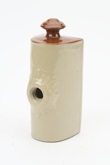Stoneware hot water bottle (stopper missing)