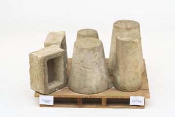 Six replicas of Hebrew Liquid and Seed measures from a set of 21