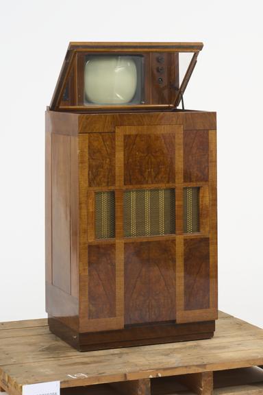 Marconiphone Model 702 mirror lid television receiver